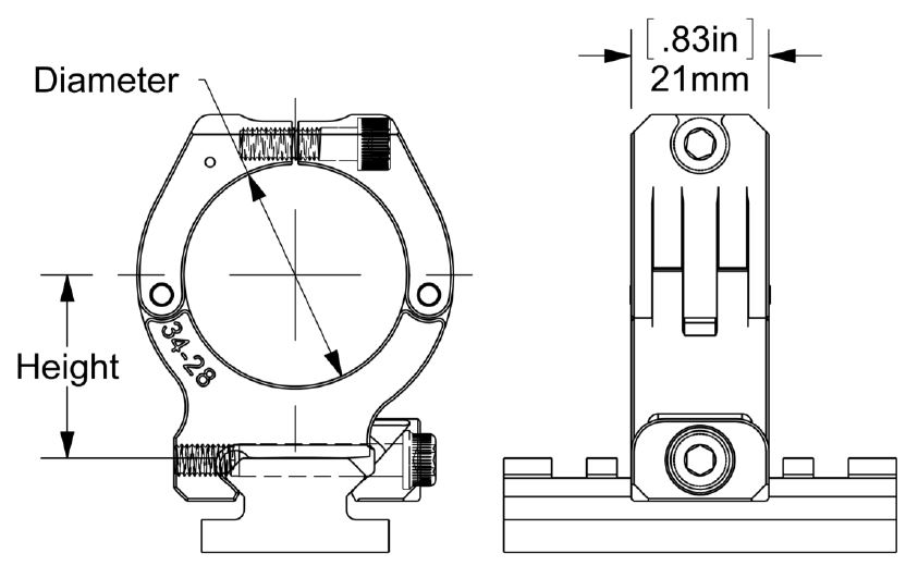 M10 Scope Rings