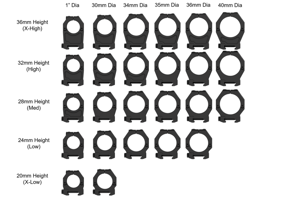 M-BRACE SCOPE RINGS