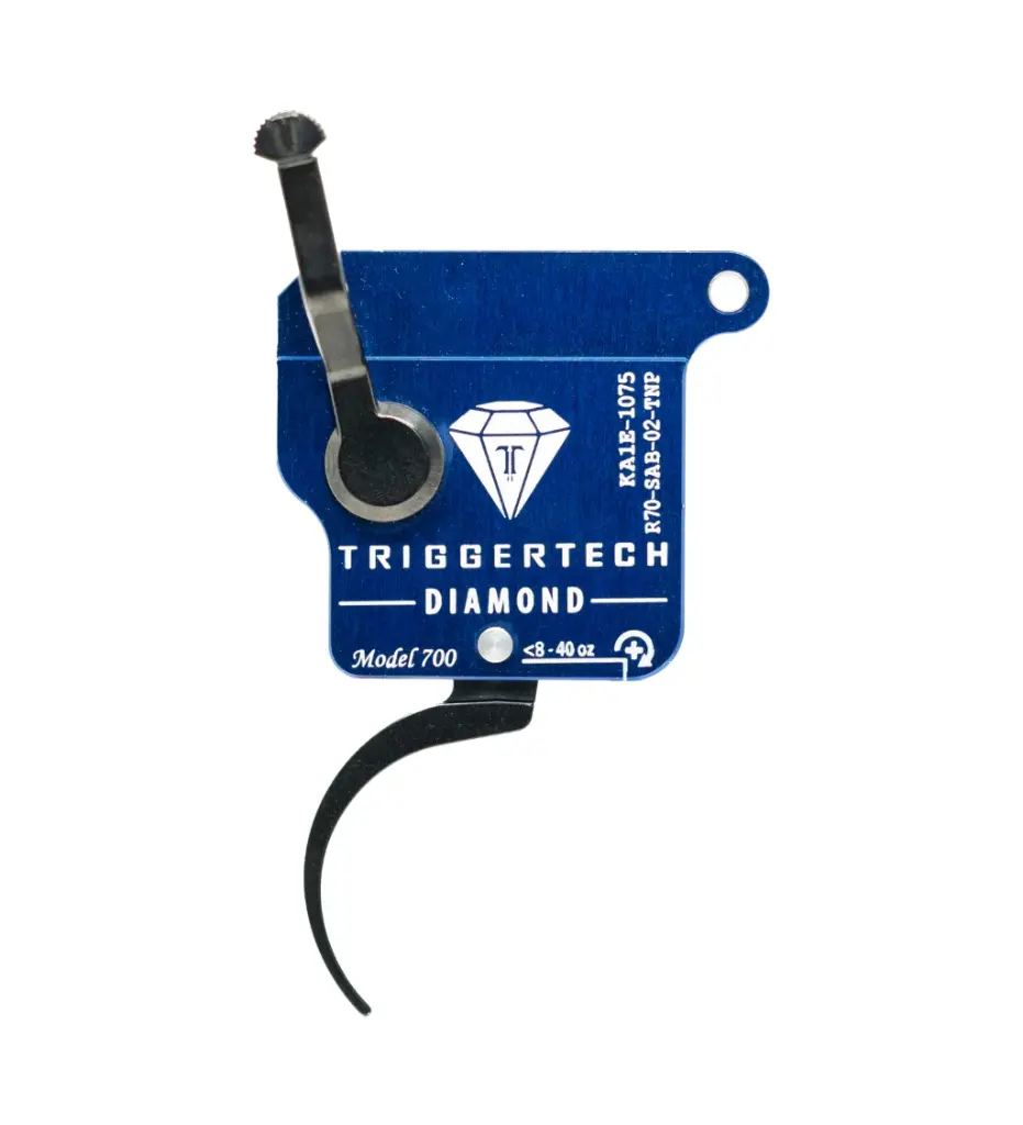TriggerTech Diamond Rough: RH, Black, Pro Curved