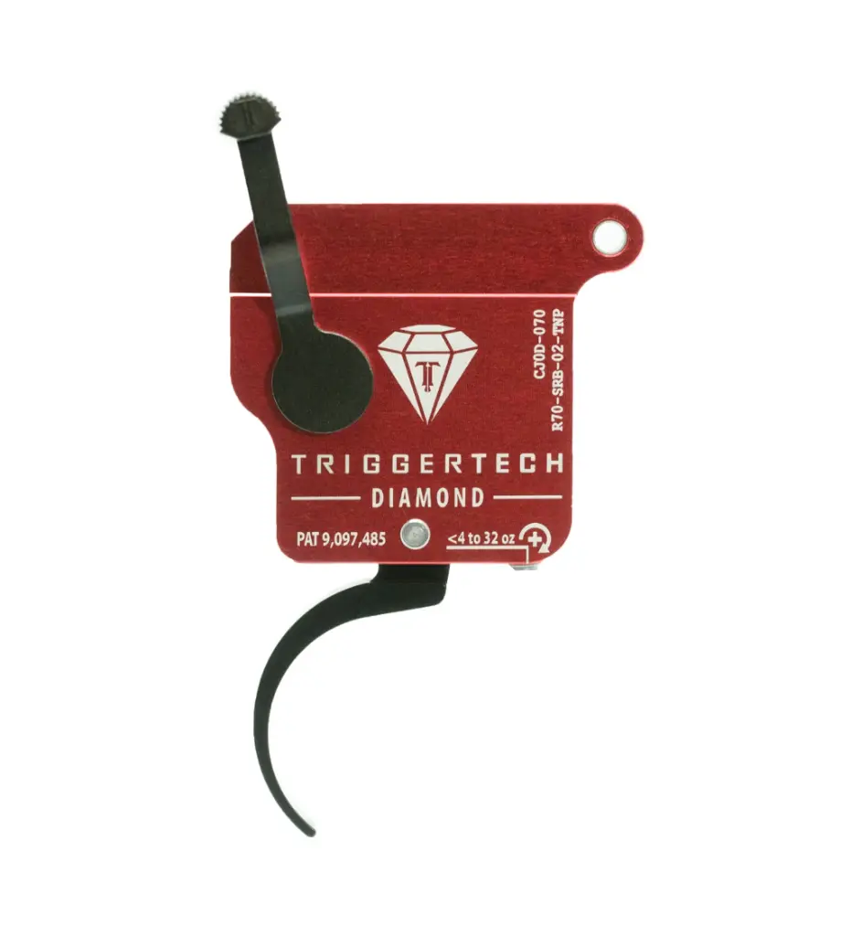 [R70-SRB-02-TNP] TriggerTech Diamond: RH, Black, Pro Curved